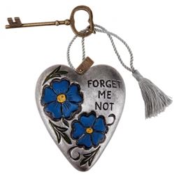 Forget Me Not Art Heart